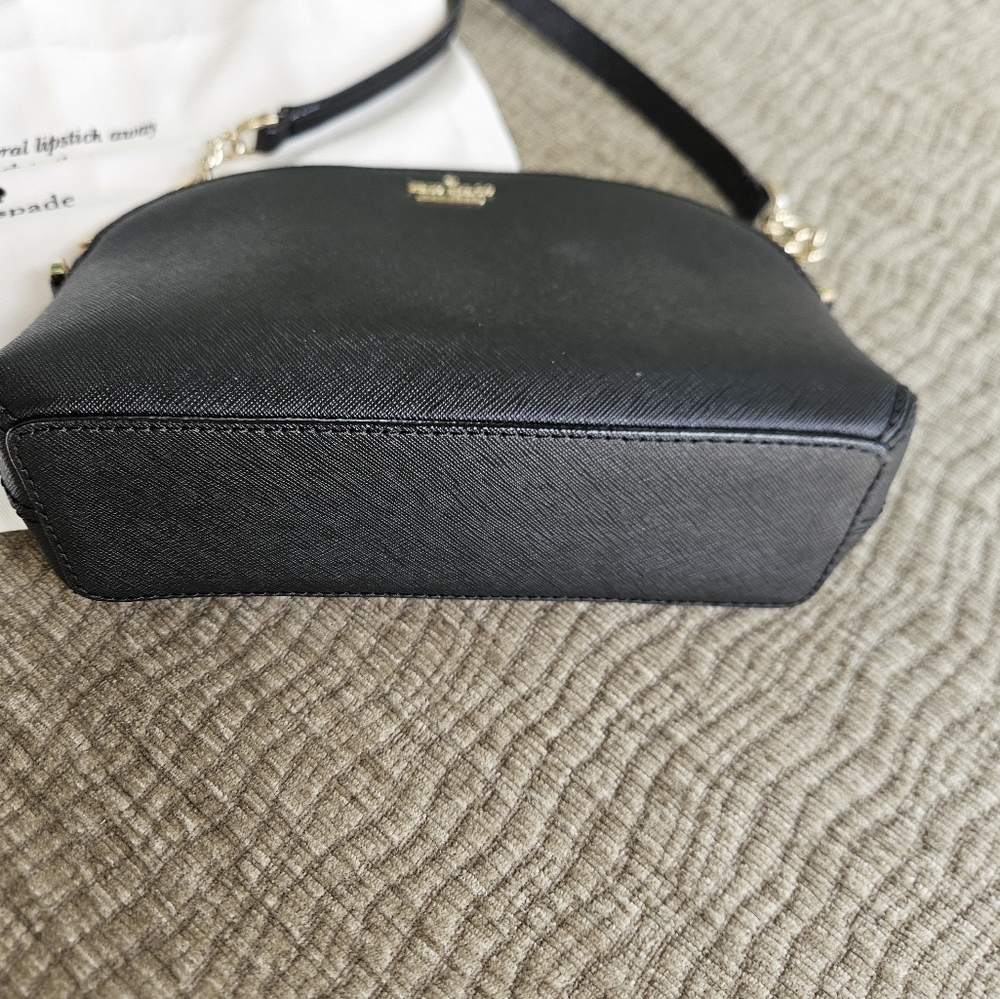 kate spade Black Crossbody Bag with Gold Chain Accents - Picture 5 of 11